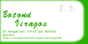 botond viragos business card